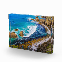 Roaring bay bij schuifpunt fotoblokken