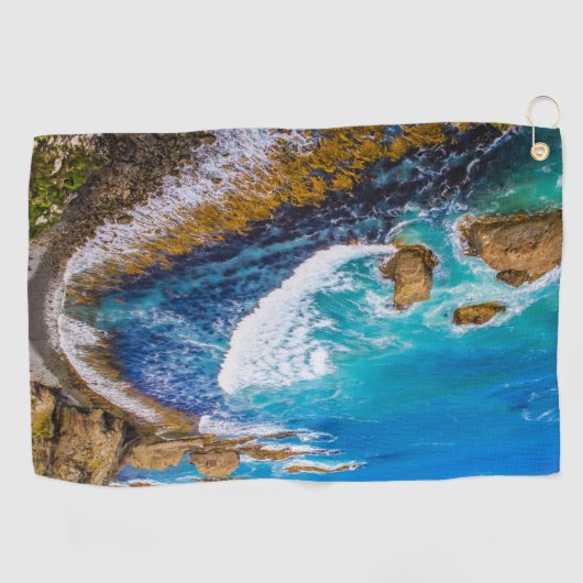 Roaring bay bij schuifpunt golfhanddoek (Horizontaal)