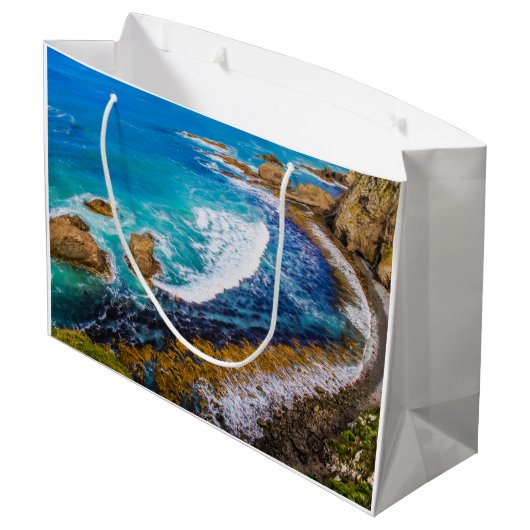 Roaring bay bij schuifpunt groot cadeauzakje (Achterkant Gekanteld)