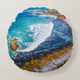 Roaring bay bij schuifpunt rond kussen