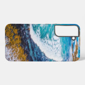 Roaring bay bij schuifpunt samsung galaxy hoesje (Achterkant horizontaal)