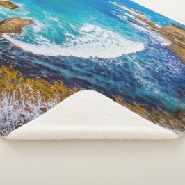 Roaring bay bij schuifpunt sherpa deken