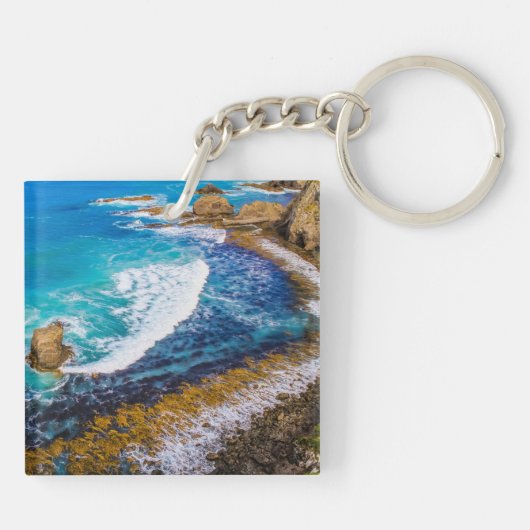 Roaring bay bij schuifpunt sleutelhanger (Achterkant)