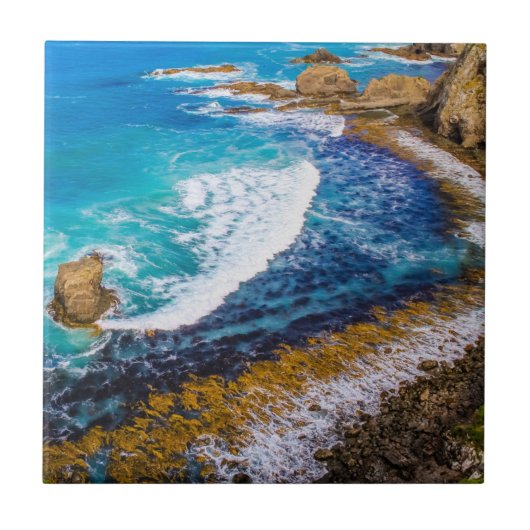 Roaring bay bij schuifpunt tegeltje (Voorkant)