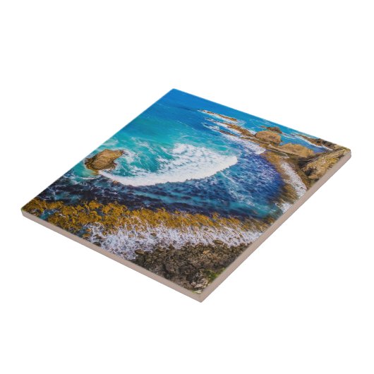 Roaring bay bij schuifpunt tegeltje (Zijkant)