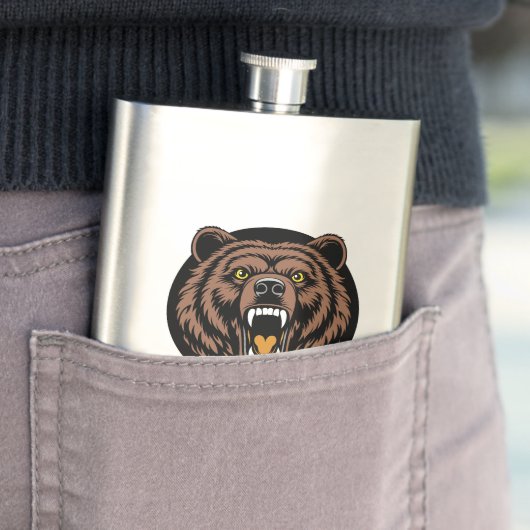 Roaring Bear Power Emblem Flacon (Voorbeeld)