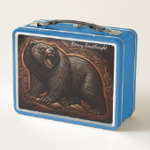 Roaring Beast: Leather Etched Majesty (Achterkant)