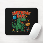 Roaring Birthday Boy Dinosaur Celebration Design _ Muismat (Met muis)