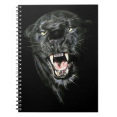 Roaring Black Panther Notitieboek (Voorkant)