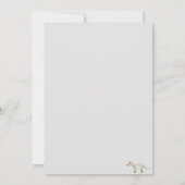 Roaring Boho Dinosaurus Thema Verjaardag Kaart (Achterkant)