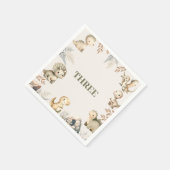 Roaring Boho Dinosaurus Thema Verjaardag Servet (Hoek)