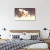 Roaring Creativiteit Canvas (Insitu (Slaapkamer))