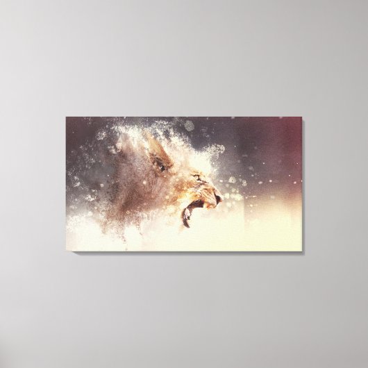 Roaring Creativiteit Canvas Afdruk (Voorkant)