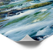 Roaring Creek Scène uit de Pacific Northwest Poster (Hoek)