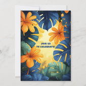 Roaring Dino Oerwoud Verjaardagsavontuur Kaart (Achterkant)