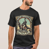Roaring Dinosaur Design T-shirt (Voorkant)