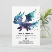 Roaring Dragon Birthday Custom Kaart (Staand voorkant)