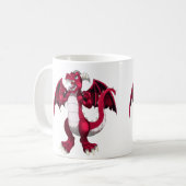 Roaring Dragon Red Koffiemok (Voorkant links)