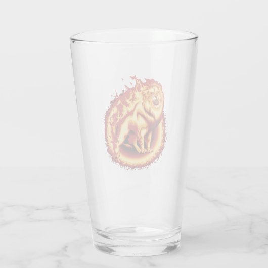 Roaring Fire Lion Glas (Achterkant)