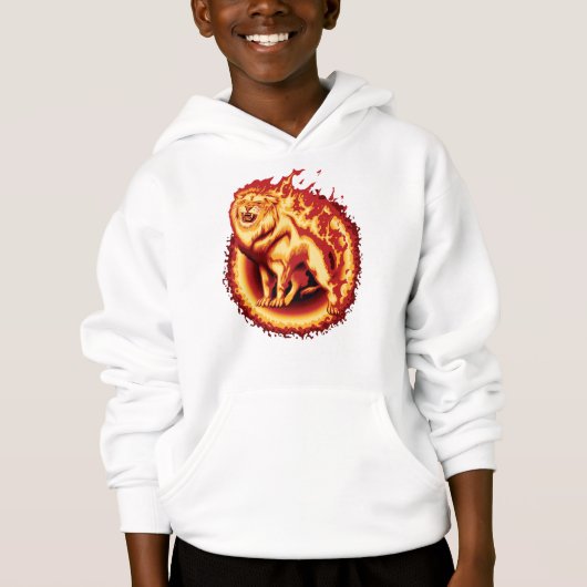 Roaring Fire Lion Hoodie (Voorkant)