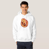 Roaring Fire Lion Hoodie (Voorkant volledig)