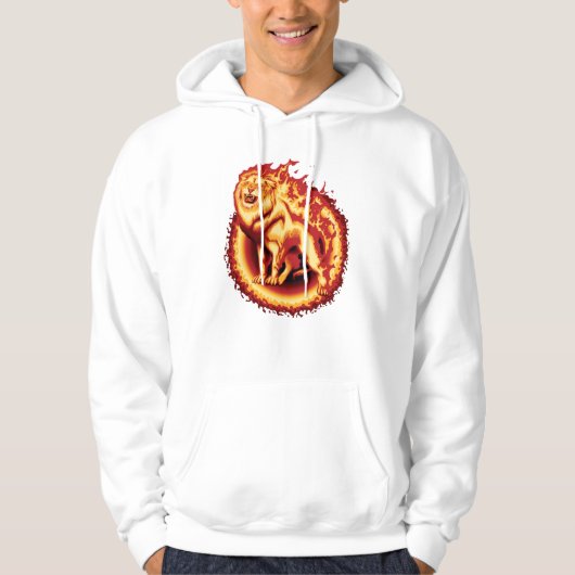 Roaring Fire Lion Hoodie (Voorkant)