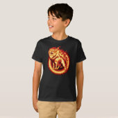 Roaring Fire Lion T-shirt (Voorkant volledig)
