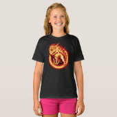 Roaring Fire Lion T-shirt (Voorkant volledig)