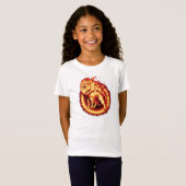 Roaring Fire Lion T-shirt (Voorkant volledig)