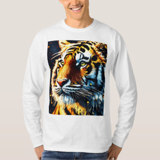 Roaring Flame - Majestic Lion T-shirt