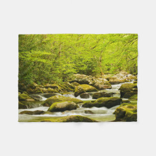 Roaring Fork in de lente Fleece Deken