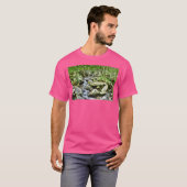 Roaring Fork Stream Great Smoky Mountains actief T-shirt (Voorkant volledig)