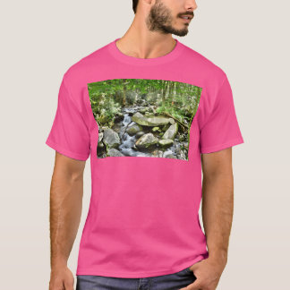 Roaring Fork Stream Great Smoky Mountains actief T-shirt