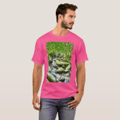 Roaring Fork Stream Great Smoky Mountains Verticaa T-shirt (Voorkant volledig)