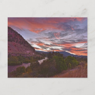 Roaring Fork Sunrise, Colorado Briefkaart