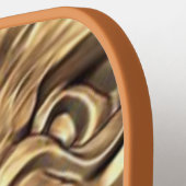 Roaring Gold Lion Head. Personaliseren Pickleball Paddle (Links Detail)