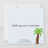 Roaring Good Time Party Uitnodiging (Achterkant)