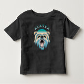 Roaring Grizzly Beer Face - Alaska Wildlife Kinder Shirts (Voorkant)