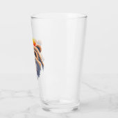 Roaring Grizzly Beer Face Glas (Links)