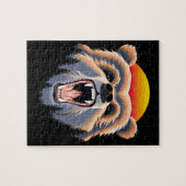 Roaring Grizzly Beer Face Legpuzzel (Horizontaal)