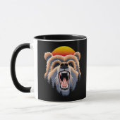 Roaring Grizzly Beer Face Mok (Links)