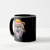 Roaring Grizzly Beer Face Mok (Voorkant links)