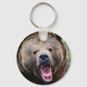 Roaring Grizzly Beer Sleutelhanger (Voorkant)