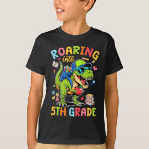Roaring in de 5e klas terug naar school jongens T- T-shirt