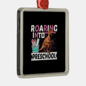 Roaring in de voorschool metalen ornament (Rechts)