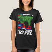 Roaring into Pre K Dinosaur Rex Back to School Kid T-shirt (Voorkant)