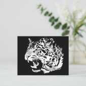 Roaring Jaguar Briefkaart (Staand voorkant)