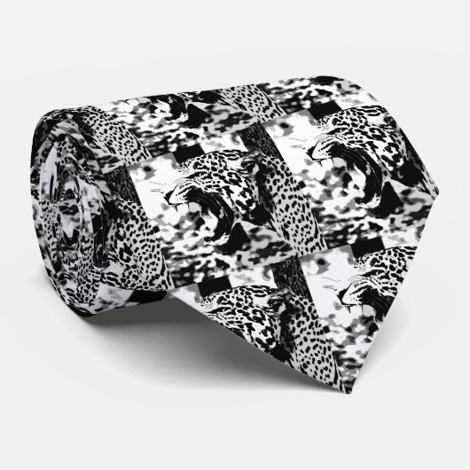 Roaring Jaguar Stropdas (Opgerold)