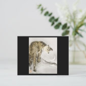 Roaring Japanse kunst in tijger Briefkaart (Staand voorkant)