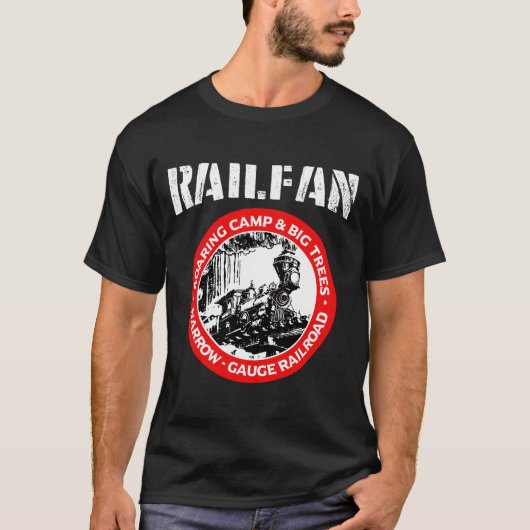 Roaring kamp en grote bomen t-shirt (Voorkant)
